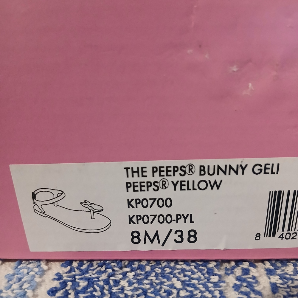 Katy Perry Collections Kids Yellow Bunny Sandals - Picture 5 of 6